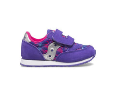 Saucony Big Kid's Big Kids Jazz Hook & Loop Sneaker Purple Swirl | Kids Running