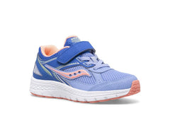 Saucony Big Kid's Cohesion 14 A/C Sneaker Blue / Coral | Kids Running