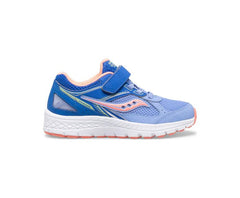 Saucony Big Kid's Cohesion 14 A/C Sneaker Blue / Coral | Kids Running