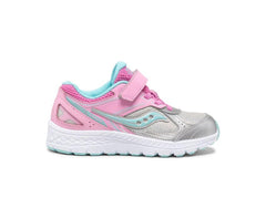 Saucony Big Kid's Cohesion 14 A/C Sneaker Pink / Silver | Kids Running