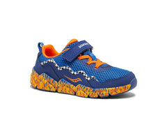 Saucony Big Kid's Flash A/C 2.0 Sneaker Blue / Flame | Kids Running