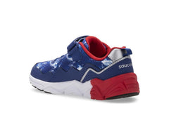 Saucony Big Kid's Flash A/C 2.0 Sneaker Blue / Red / White | Kids Running