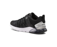 Saucony Big Kid's Flash Glow 2.0 Sneaker Black | Kids Running