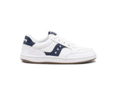 Saucony Big Kid's Jazz Court Sneaker White / Navy | Kids Running
