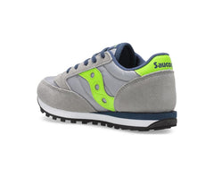 Saucony Big Kid's Jazz Original Sneaker Grey / Green / Blue | Kids Running