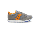 Saucony Big Kid's Jazz Original Sneaker Grey / Orange / Blue | Kids Running