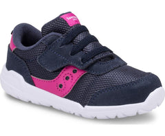 Saucony Big Kid's Jazz Riff Sneaker Navy / Magenta | Kids Running