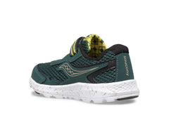 Saucony Big Kid's Ride 10 Jr. Sneaker Green / Gold / Black | Kids Running