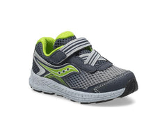 Saucony Big Kid's Ride 10 Jr. Sneaker Navy / Green | Kids Running