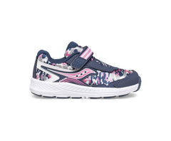 Saucony Big Kid's Ride 10 Jr. Sneaker Navy / Pink / Camo | Kids Running