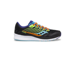 Saucony Big Kid's Ride 13 Sneaker Black / Green | Kids Running