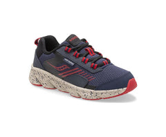 Saucony Big Kid's Wind Shield Sneaker Navy / Red | Kids Running