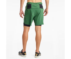 Saucony Doubleback 7" 2-1 Short Greener Pastures | Men Bottoms