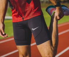 Saucony Elite Tight Short Black / Red | Men Bottoms