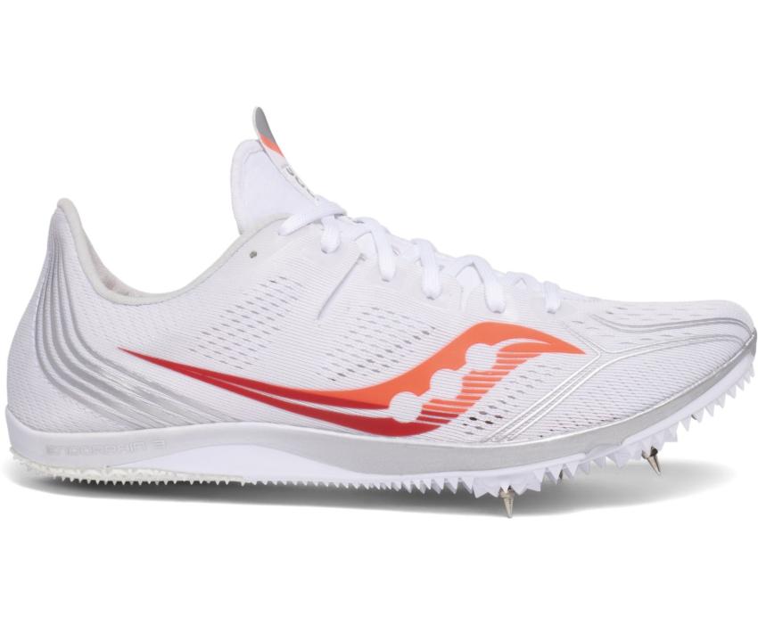 Saucony Endorphin 3 White / Vizired | Women Running