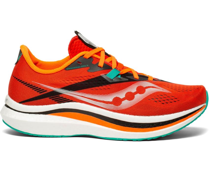 Saucony Endorphin Pro 2 Scarlet / Black | Men Running