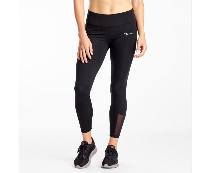 Saucony Fortify 7/8 Tight Black | Women Bottoms
