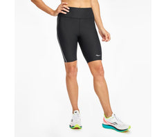 Saucony Fortify 8" Biker Short Black | Women Bottoms