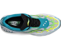 Saucony Grid Web White / Citron / Teal | Men/Women Originals