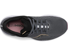 Saucony Guide 14 Wide Charcoal / Rose | Women Running