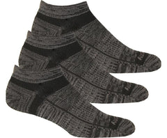 Saucony Inferno Merino Wool Blend Low Cut 3-Pack Sock Black | Men/Women Socks