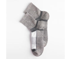 Saucony Inferno Merino Wool Blend Quarter 3-Pack Sock White Assorted | Men/Women Socks