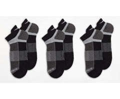 Saucony Inferno No Show Tab 3-Pack Socks Black | Men/Women Socks