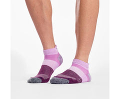 Saucony Inferno No Show Tab 3-Pack Socks Pink Assorted | Men/Women Socks