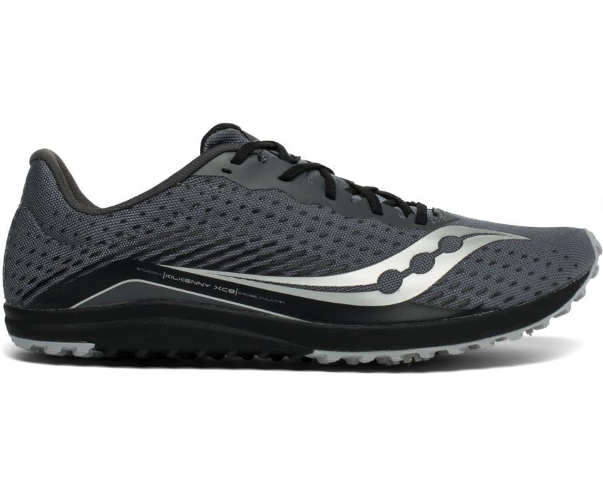 Saucony Kilkenny XC8 Spike Black / Silver | Men Running