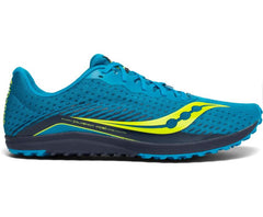 Saucony Kilkenny XC8 Spike Blue / Citron | Men Running