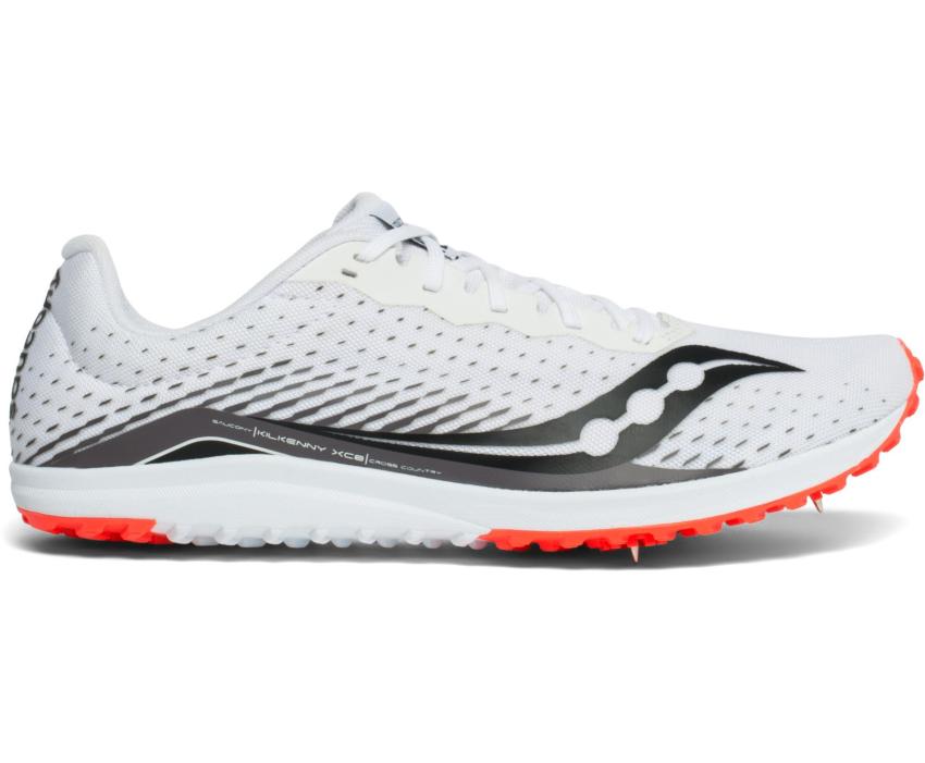 Saucony Kilkenny XC8 Spike White / Red | Men Running