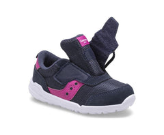 Saucony Little Kid's Jazz Riff Sneaker Navy / Magenta | Kids Running