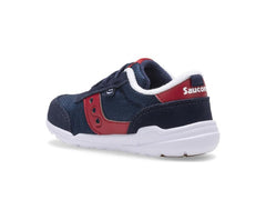 Saucony Little Kid's Jazz Riff Sneaker Navy / Red | Kids Running