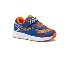 Saucony Little Kid's Ride 10 Jr. Sneaker Blue / Flame | Kids Running