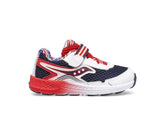 Saucony Little Kid's Ride 10 Jr. Sneaker Red / White / Blue | Kids Running