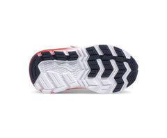 Saucony Little Kid's Ride 10 Jr. Sneaker Red / White / Blue | Kids Running