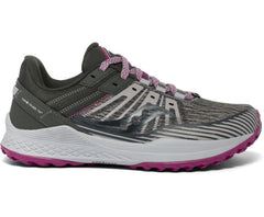 Saucony Mad River TR 2 Grey / Fuchsia | Women Running