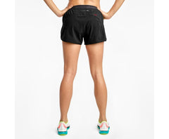 Saucony Outpace 2.5" Split Short Black | Women Bottoms