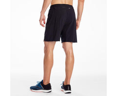 Saucony Outpace 7" Short Black | Men Bottoms
