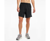 Saucony Outpace 7" Short Black | Men Bottoms