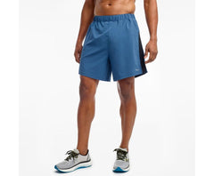 Saucony Outpace 7" Short Ensign Blue | Men Bottoms
