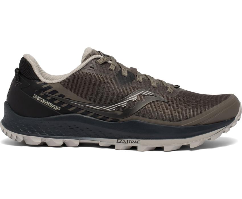 Saucony Peregrine 11 Gravel / Black | Men Running