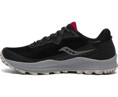 Saucony Peregrine 11 GTX Black / Cherry | Women Running