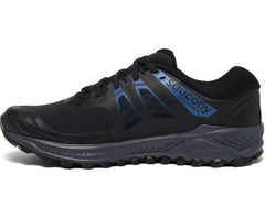 Saucony Peregrine ICE+ Black / Blue | Men Running