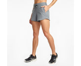 Saucony Ramble 5" Short Castlerock | Women Bottoms