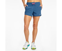 Saucony Ramble 5" Short Ensign Blue | Women Bottoms