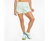 Saucony Rerun 4" 2-1 Short Opal Blue | Women Bottoms