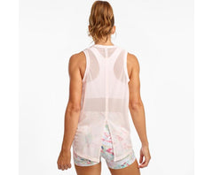 Saucony Rerun Tank Barely Pink | Women Tops