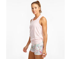 Saucony Rerun Tank Barely Pink | Women Tops