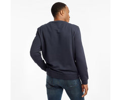 Saucony Rested Crewneck Dark Navy | Men Tops